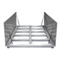 Stainless steel platforms, pit version - PL/4/1500/H7/Z